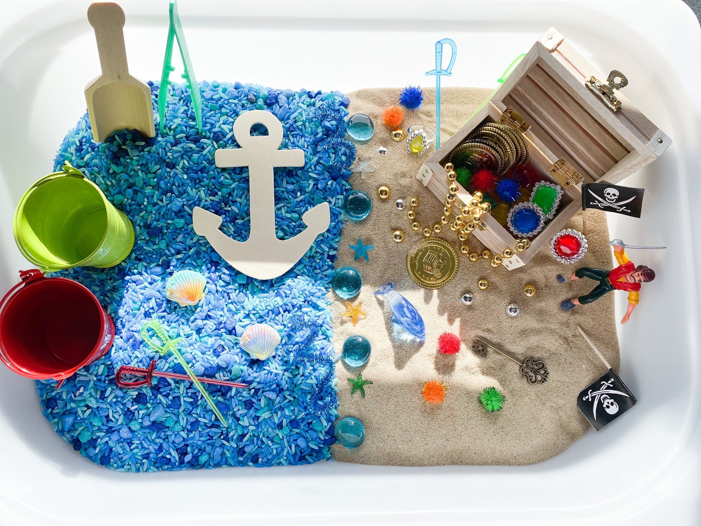 Pirate Sensory Bin